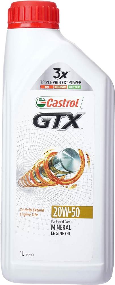 Castrol GTX 20w 50 Mineral 4L Parts Generation