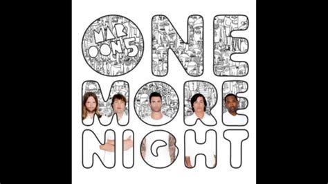 Maroon 5 One More Night Official Instrumental Youtube