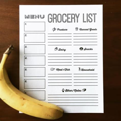 Notion Grocery List Template Dudebilli