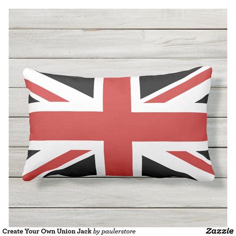 Create Your Own Union Jack Outdoor Pillow Union Jack Gustav Klimt