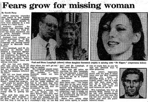 Unsolved Mysteries: The Disappearance of Suzy Lamplugh - The official ...