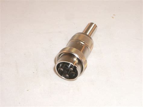 Amphenol 91 Mc3m 3 Pin Microphone Plug Connector For Shure 55 And Collins