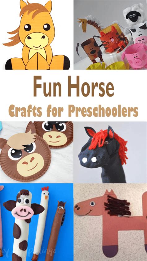 19 Fun Preschool Horse Crafts for Kids - A Crafty Life