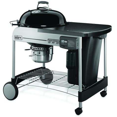 Weber Performer Deluxe 22 In Black Kettle Charcoal Grill