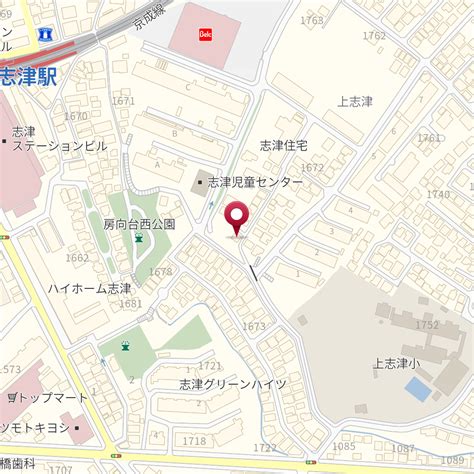 千葉県佐倉市上志津1763－12 の地図 Mapfan