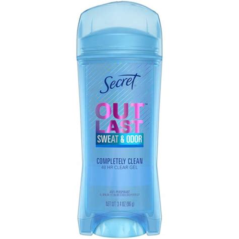 Secret 3.4oz Clear Gel Deodorant - 8622859 | Blain's Farm & Fleet