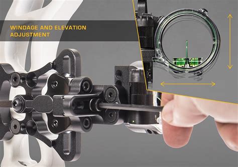 Trophy Ridge Pursuit Vertical Pin Bow Sight Black RH 019