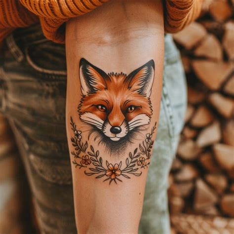 Arte Na Pele Explorando 23 Tatuagens De Raposa Charme E