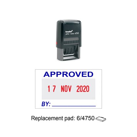 Trodat 4750 Self Inking Stamps Rubberstamps Online Singapore