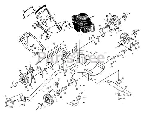 Poulan Pro Lawn Mower Parts Diagram