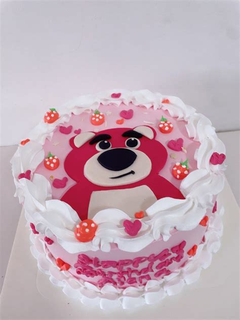 Lotso birthday cake, Food & Drinks, Homemade Bakes on Carousell