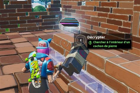 Fortnite Puce D Cryptage Chercher L Int Rieur D Un Cochon En