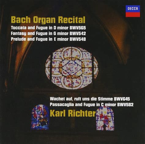 Amazon.com: Bach: Organ Recital: CDs & Vinyl