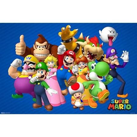 Amazon Pyramid America Super Mario Characters Cool Wall Decor Art