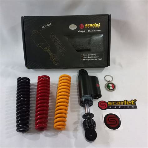 Jual Shock Breaker Depan Tabung Fork Scarlet Hitam Vespa Skok