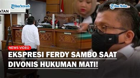 Dijatuhi Hukuman Mati Ekspresi Ferdy Sambo Jadi Sorotan Mematung