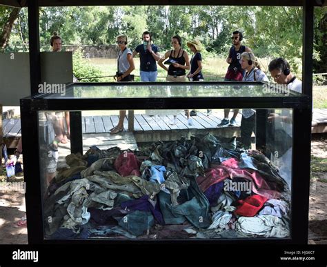 Memorial Site The Killing Fields - Choeung Ek Museum of Cambodia Stock ...