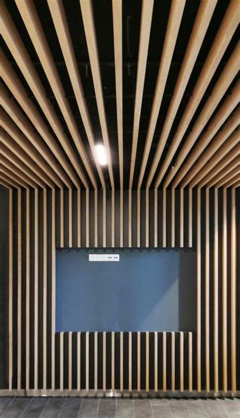 Wood Slat Wall Wood Slats Tv Wall Design House Interior Interior