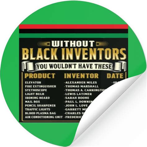 History Of Black Inventors Black History Month