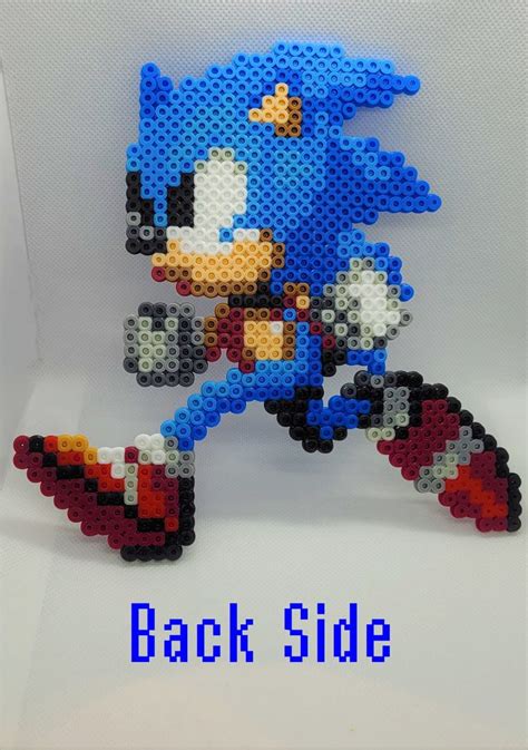 Sonic Perler Beads Tails Bead Sprite Bit Pixel Art Knuckles The