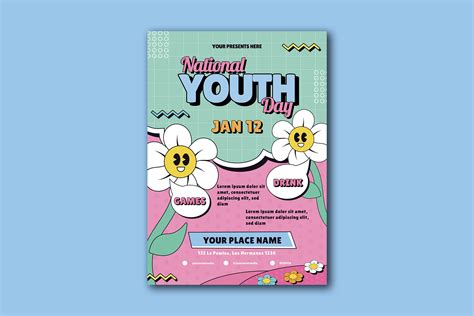 National Youth Day Poster Graphic by uicreativenet · Creative Fabrica