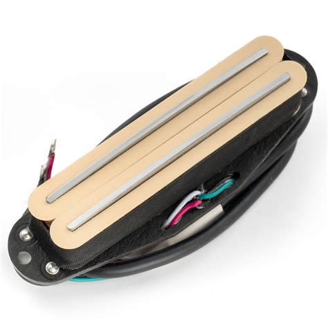Musiclily Pro ST DPLA Alnico 5 Dual Hot Rail Single Coil Sized