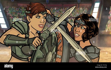 Archer From Left Cherylcarol Tunt Voice Judy Greer Lana Kanevoice Aisha Tyler Archer