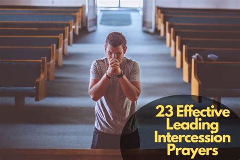 23 Effective Leading Intercession Prayers