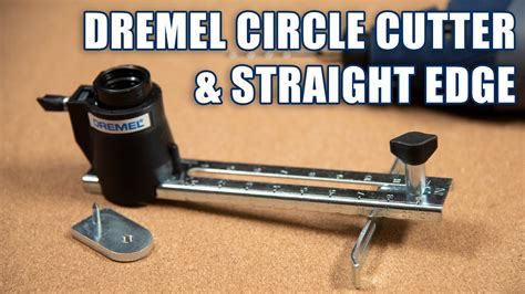 DREMEL Circle Cutter Straight Edge Guide Test Review YouTube