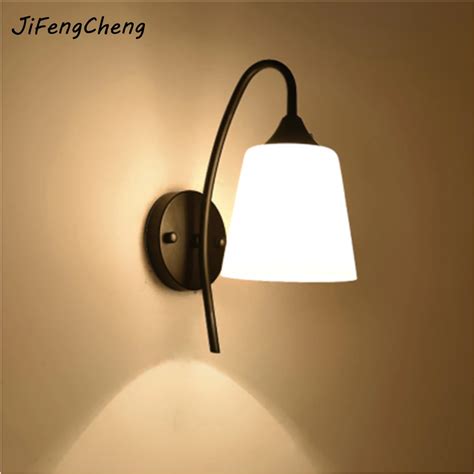 Buy Jifengcheng American Style Wrought Iron Wall Luminarias Bedside Lamp Led