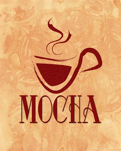 Mocha Coffee Cup Digital Art - Mocha Coffee Cup Fine Art Print | Red art, Fine art america, ? logo