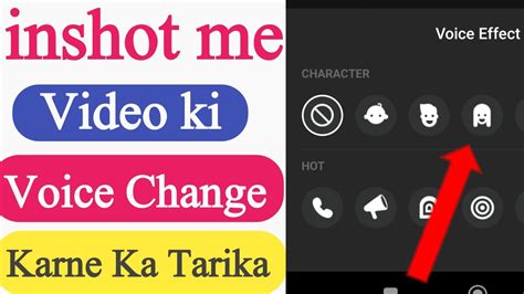 Inshot Me Video Ki Voice Change Karne Ka Tarika Inshot Me Video Ki