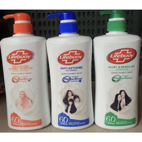 Jual Lifebuoy Shampoo Ml Merah Hijau Biru Rambut Rontok Anti