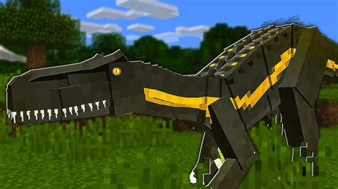 NAJLEPSZY I NAJBARDZIEJ ROZBUDOWANY MOD NA DINOZAURY W MINECRAFT YouTube