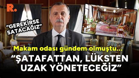 Yunusemre Belediye Başkanı AK Partili eski başkanın makam odası