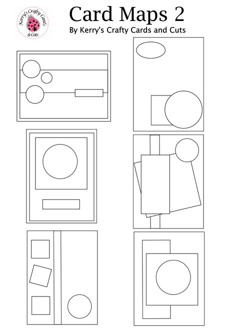 Card Map Designs Set 2 - Kerry's Crafty Cards and Cuts
