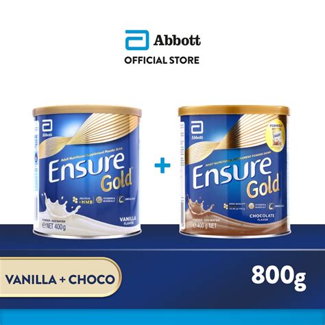 Ensure Gold Hmb Vanilla G And Chocolate G For Adult Nutrition