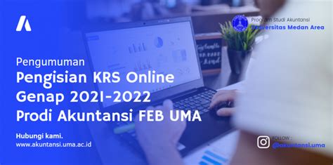 Pengisian Krs Online Semester Genap T A Prodi Akuntansi Feb Uma