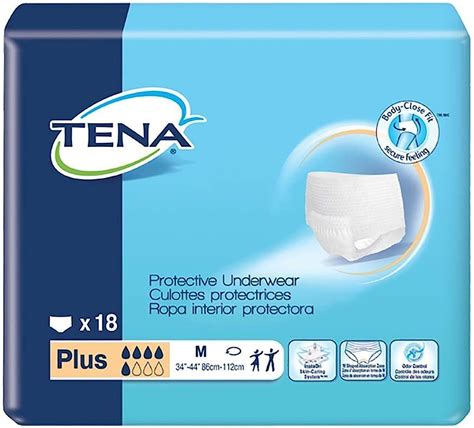 Tena Protective Underwear Plus Absorbency M 18pack Usa