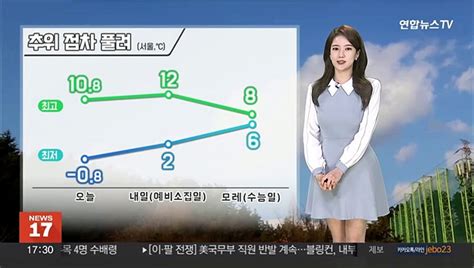 날씨 내일 예비소집일 큰 추위 없어수능일 전국 비 동영상 Dailymotion