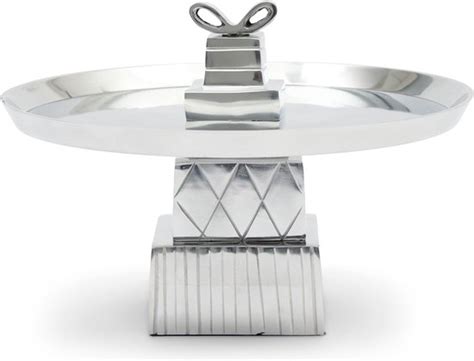 Riviera Maison Taartplateau Lovely Present Cake Stand Zilver Bol