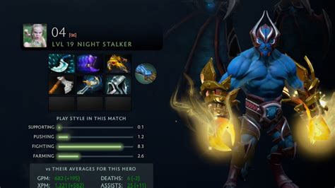 Dota 2 Replay 7 35d Offlane Night Stalker Top Core YouTube