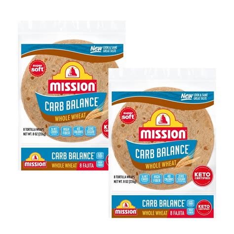 Pack Mission Super Soft Carb Balance Whole Wheat Fajita Flour