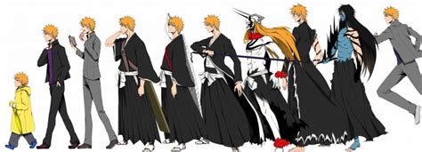 Different Forms Of Ichigo Human Hollow Final Form And More Bleach