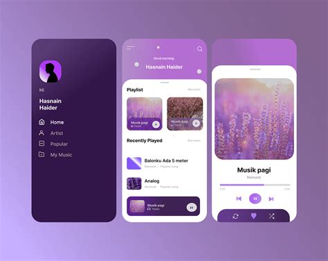 Music Player Ui Design On Behance