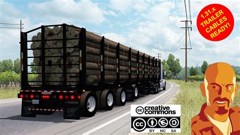 MANAC 4 AXIS LOG TRAILER For ATS 1 31 X ATS Mod American Truck