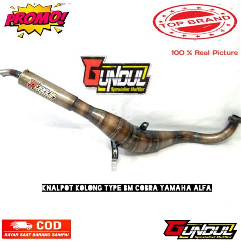 Jual Knalpot Yamaha Alfa Knalpot Alfa Champ Zigma Model Kolong Bm Power