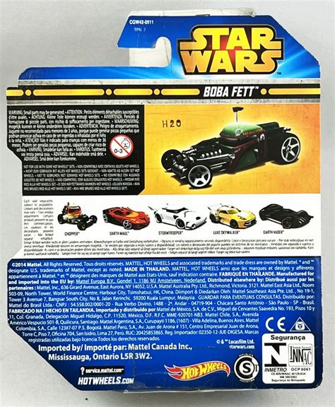 Star Wars Hot Wheels Mattel Boba Fett