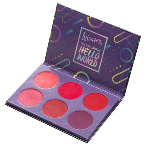 Paleta De Sombras Luisance Hello World Beleza Na Web