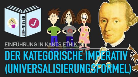 Immanuel Kant Der Kategorische Imperativ Universalisierungsformel